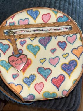 Dooney & Bourke doodle hearts backpack